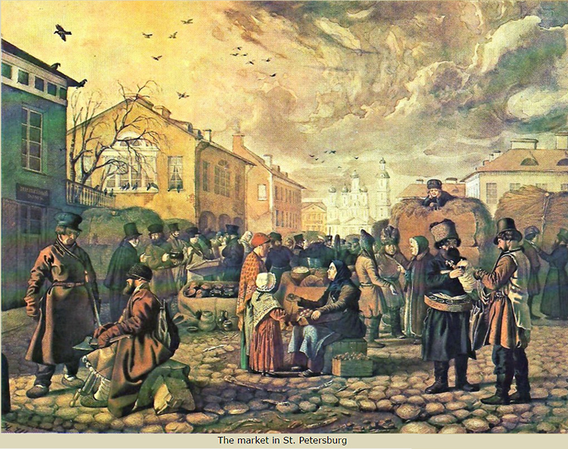 Market in St. Petersburg